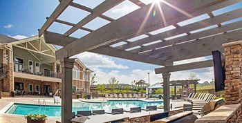 Swimming Pool at LangTree Lake Norman Apartments, Mooresville
